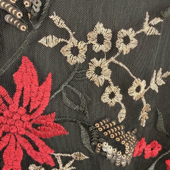 Calvin Klein Women's Sleeveless Midi Dress | Black | Size 8 - Picture 4 of 12